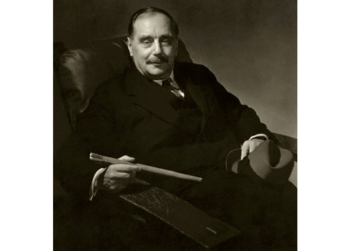  Fotografía de H.G. Wells en 1932. Edward Steichen