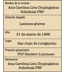 Ficha de Ana Carolina Lira Chupingahua