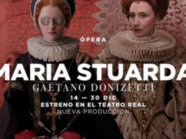 Cartel de "Maria Stuarda" de Donizetti en el Teatro Real