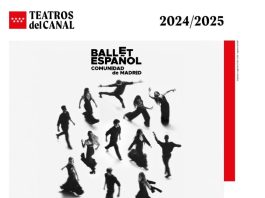 Cartel del programa del Ballet Español de la Comunidad de Madrid en los Teatros del Canal - Enero 2025