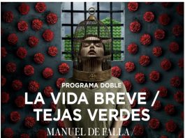 Portada del programa doble 'La vida breve' y 'Tejas Verdes' en el Teatro Real