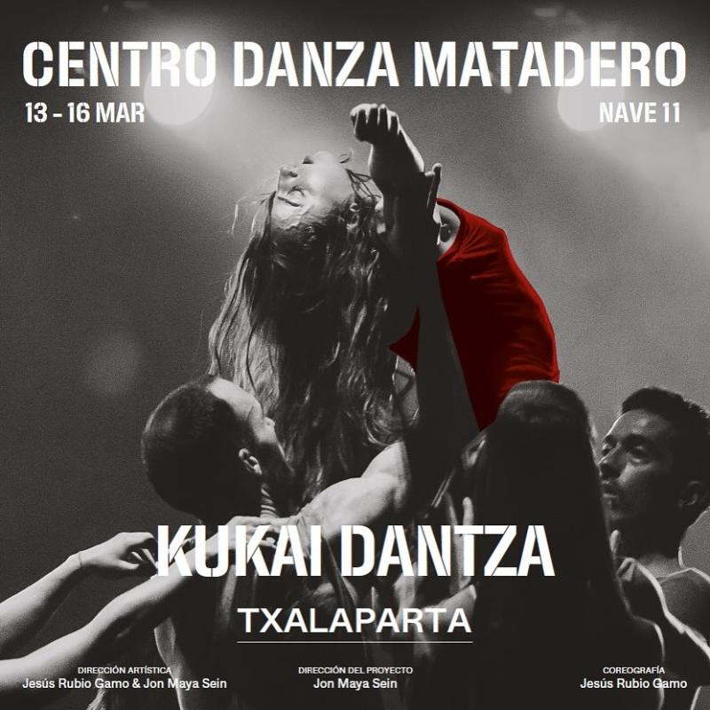 Cartel de 'Txlalaparta' de Kukai Dantza en el Centro Danza Matadero